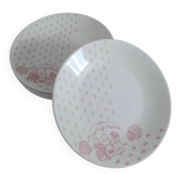 Lot de 5 assiettes à dessert Sarreguemines
