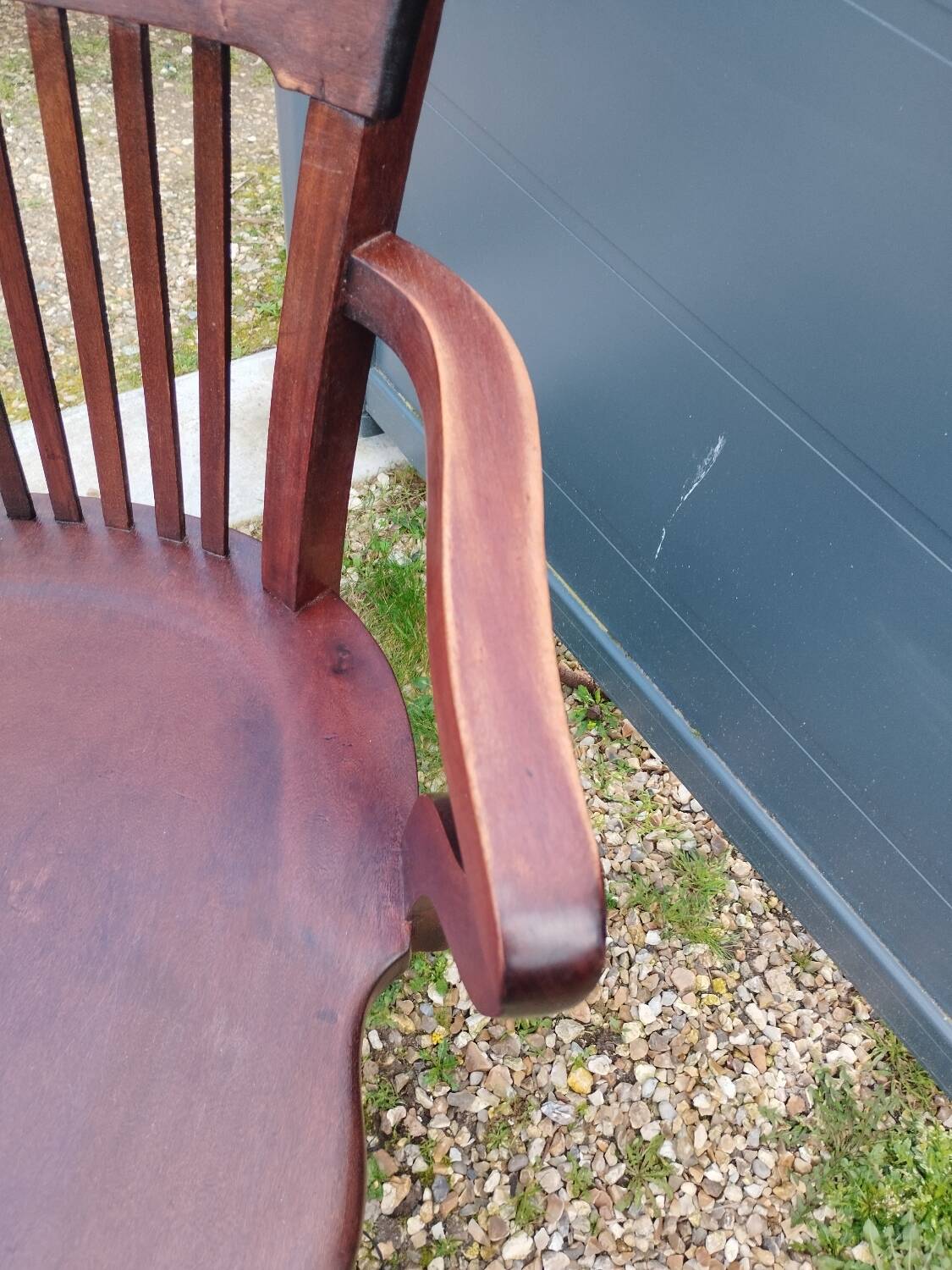 Fauteuil de bureau américain ancien