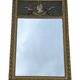 Miroir trumeau à decor d'un médaillon de femme 106cm haut