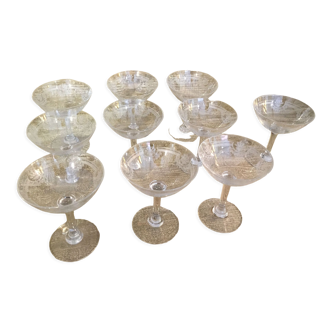 Champagne glasses