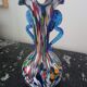 Ancient Murano vase in aventurine and murrina polychrome Italy circa 1940