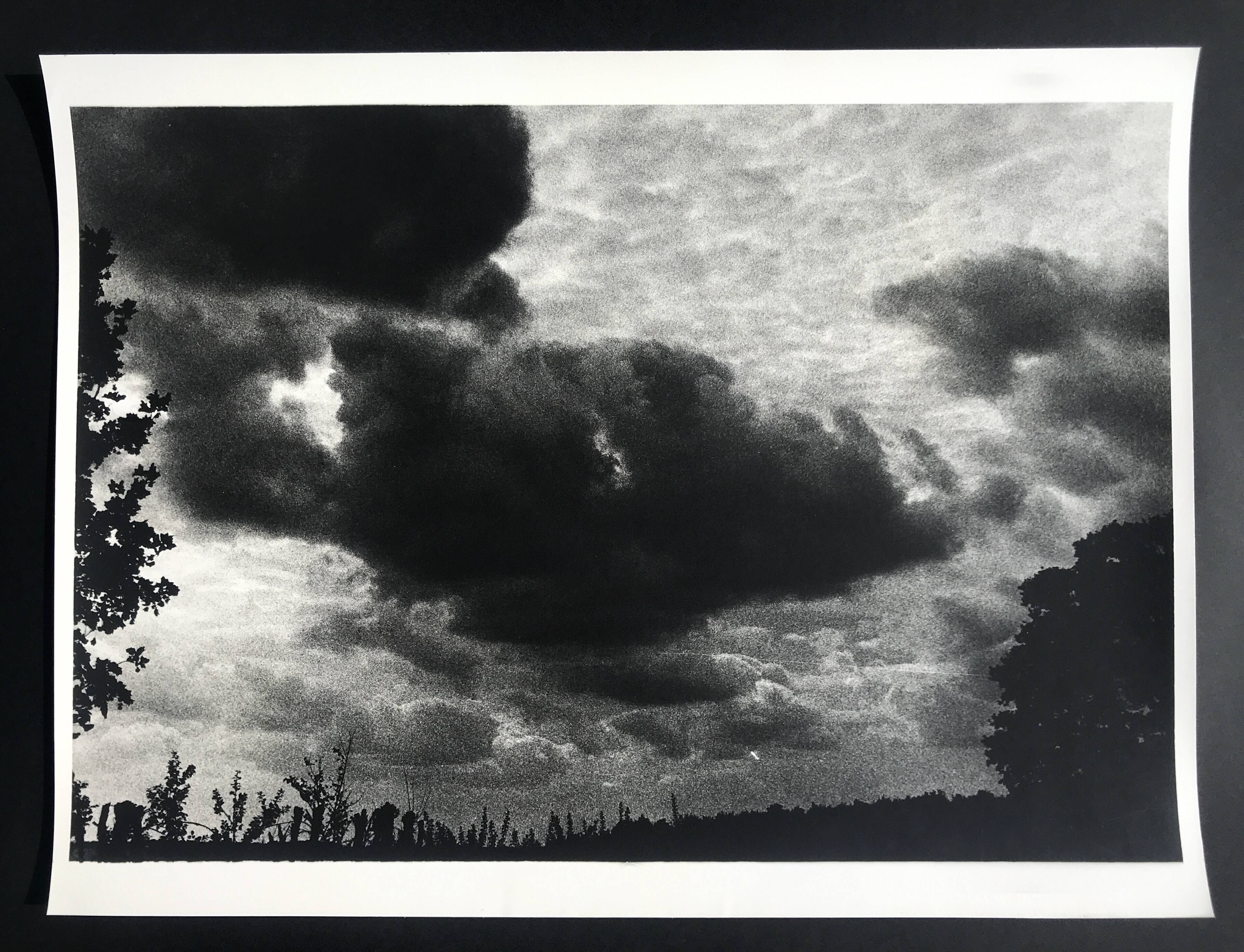 Rosine nusimovici, untitled (cloud i), c 1980. black and white silver print