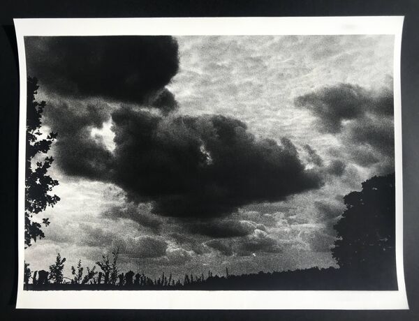 Rosine nusimovici, sans titre (nuage i), c 1980. tirage argentique nb