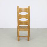 4x Dining Chair Brutalist, 1970s