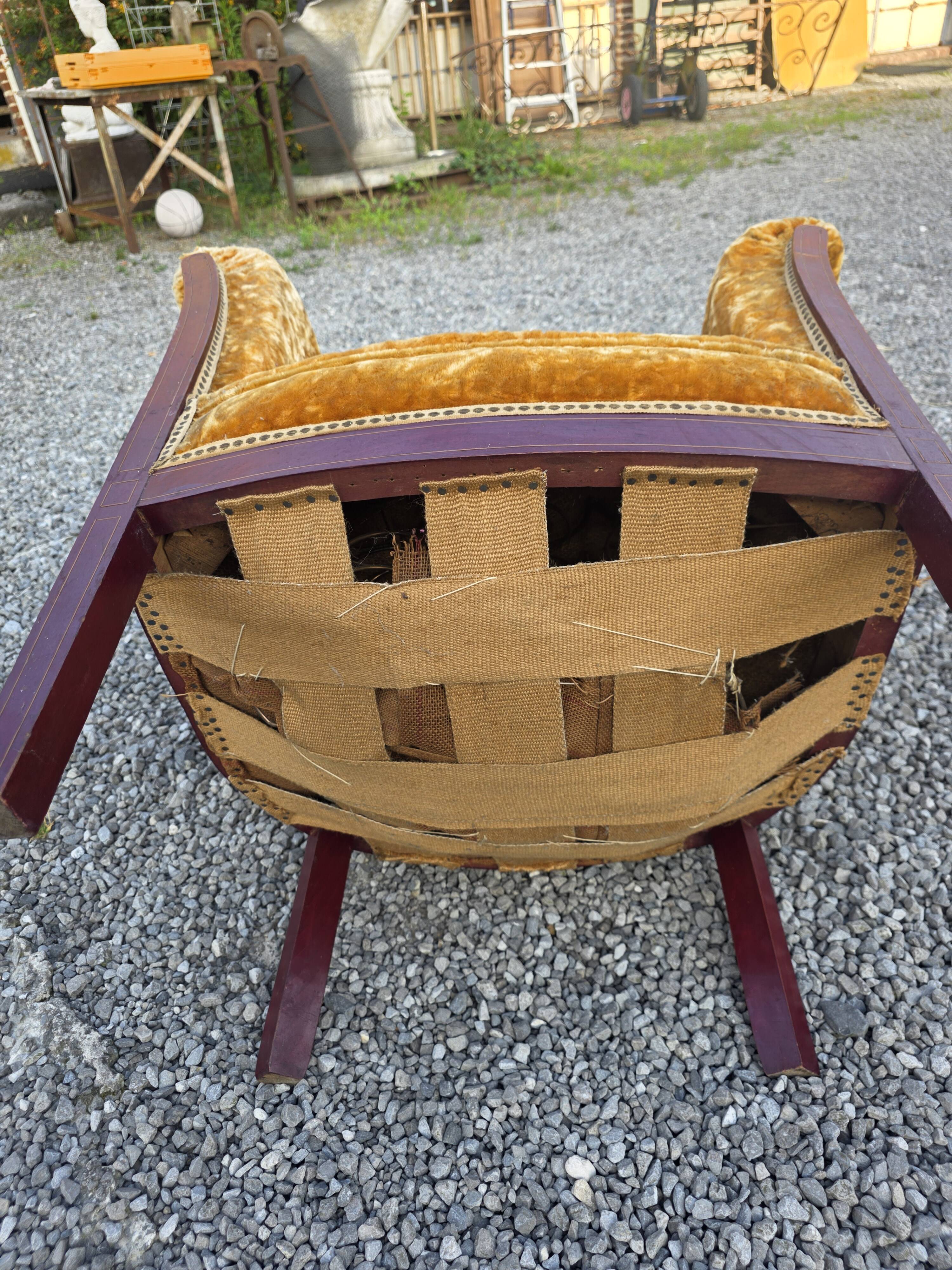 Fauteuil club art déco années 1930