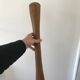 Imposing solid wood pestle and mortar