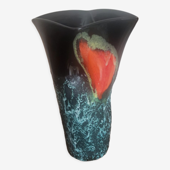 Vallauris moonstone vase