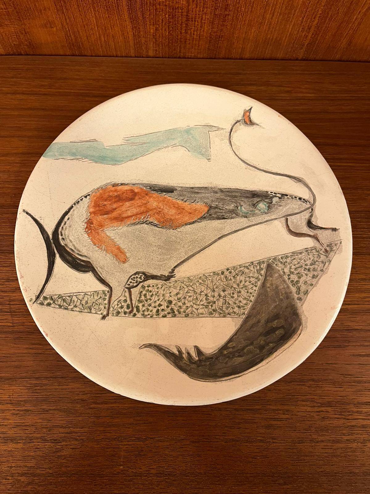 Assiette en Céramique Vallauris