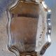 Silver metal tray 57 cm early 20th rectangle