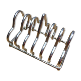 Silver metal toast holder 6 compartments