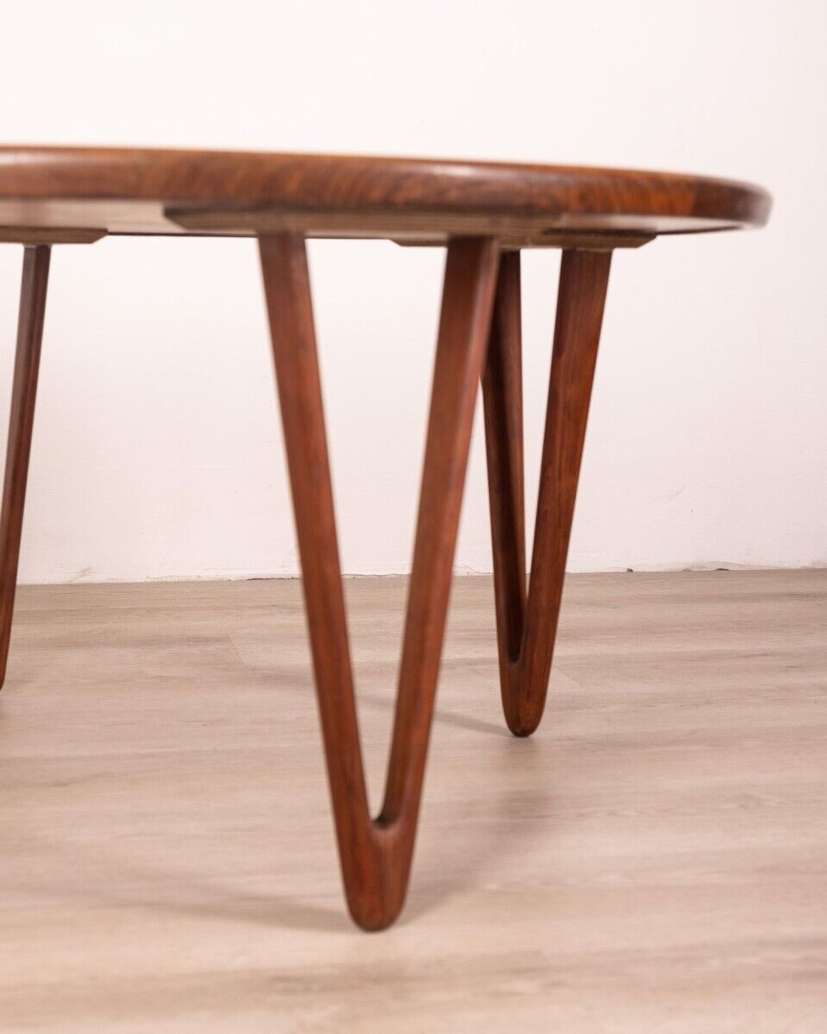 Table basse vintage en palissandre des années 1950 Design Tove & Edvard Kindt-Lars