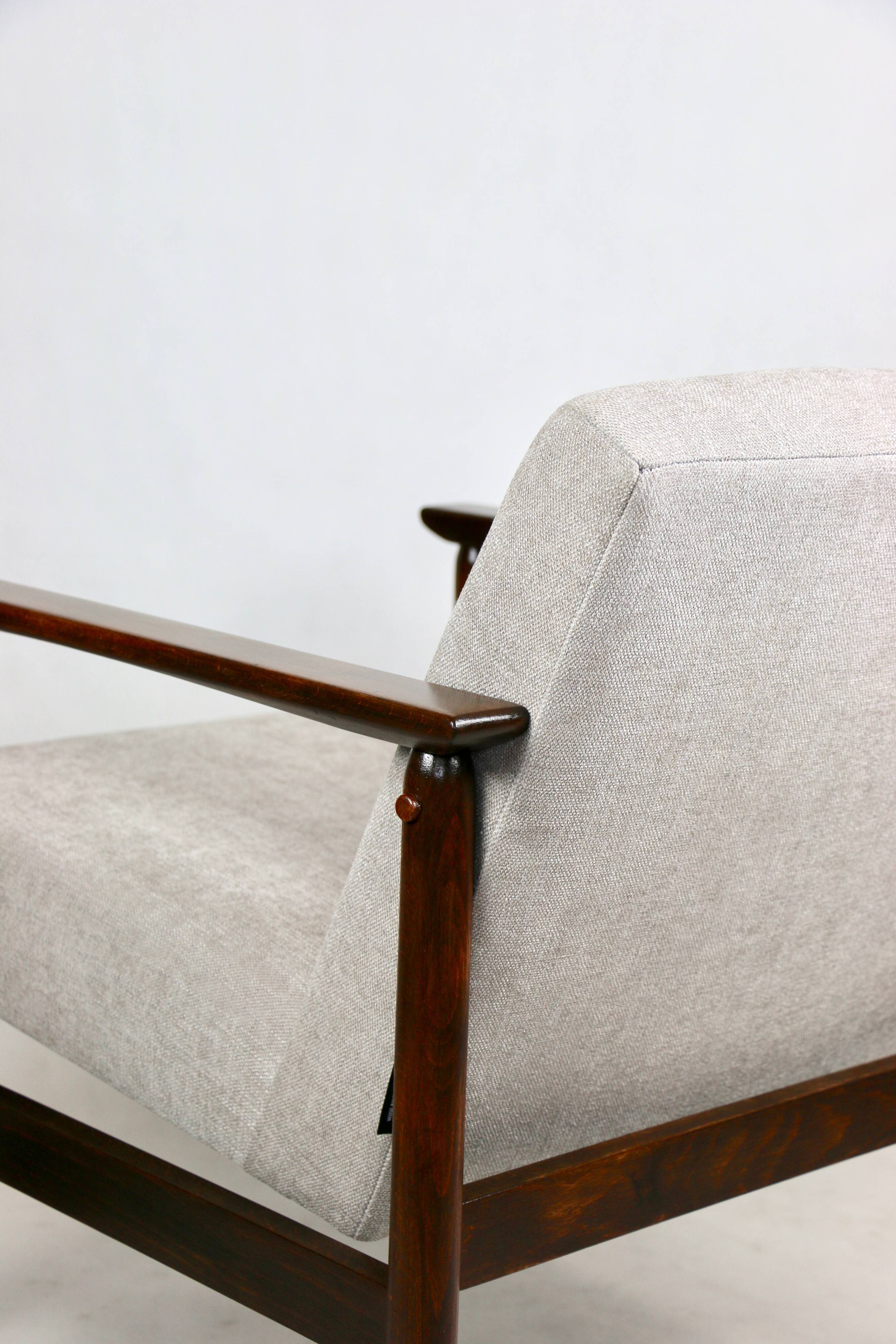 Vintage Light Grey Easy Chair, 1970s