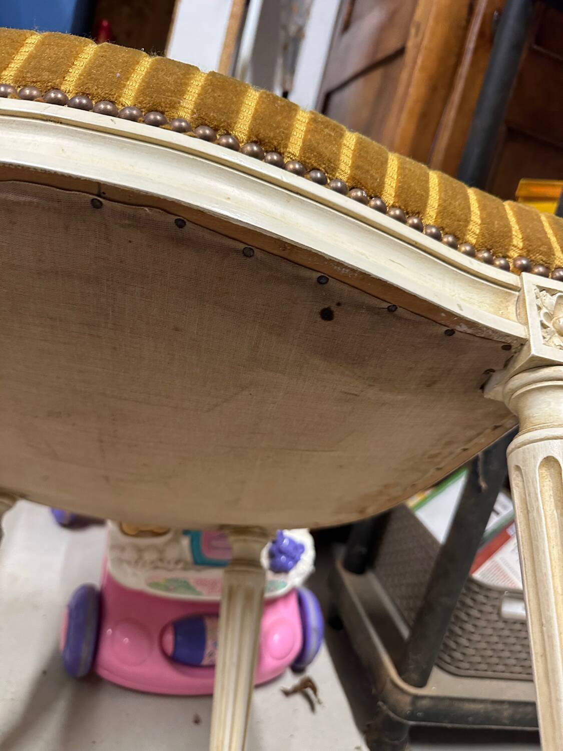 Set of 6 Louis XVI style chairs, circa 1970