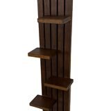 étagère murale vintage support à plantes, décoration bois de chêne