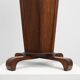 Art Deco round Oak Side Table, France 1930s