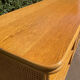 Buffet vintage en bois et cannage années 70