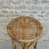 High, bar, rattan, braided seat