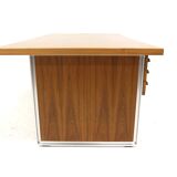 Scandinavian walnut desk, Karl Erik Ekselius, JOC, Vetlanda, Sweden, 1950