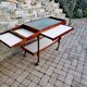 Rolling dessert bar server by Paul McCobb for Salton Hotray