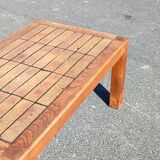 Table basse bois grès
