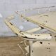 Vintage large metal hospital trolley linen nurse cart