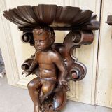 Pair of console sconces with putti of the Napoleon III period