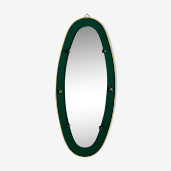 Miroir asymétrique vintage 55X24cm
