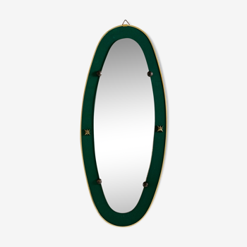 Vintage asymmetrical mirror  55X24cm