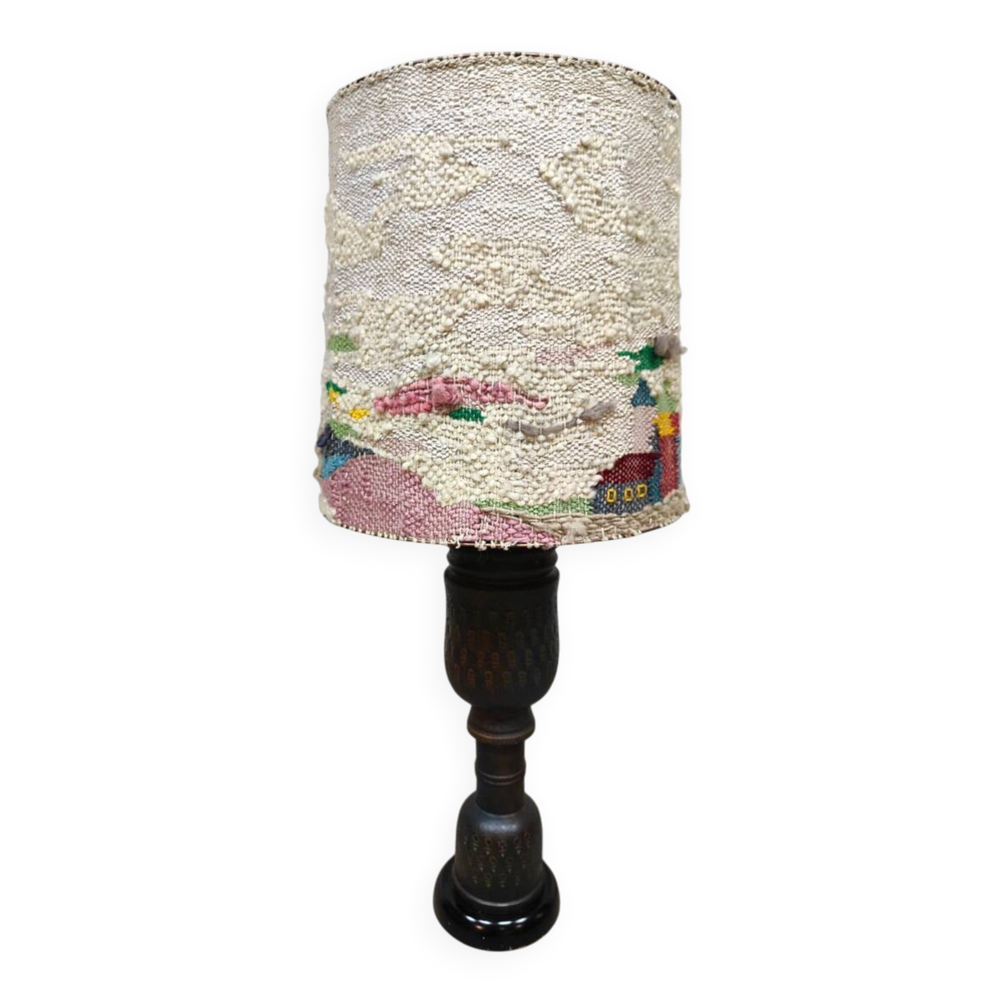 Italian vintage ceramic table lamp Bitossi XL Aldo Londi