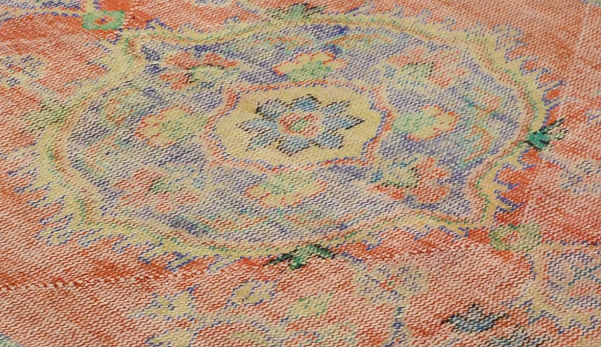 Anatolian handmade vintage rug 255 cm x 164 cm