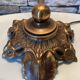 Guimard-style sign neck lamp with two wall lights