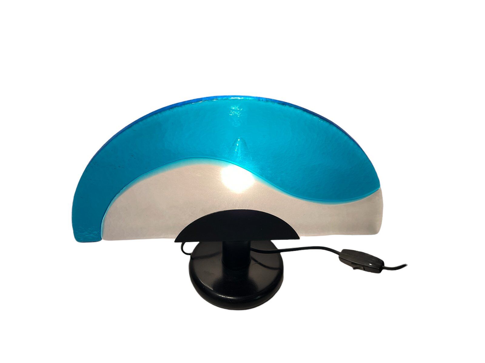 Mid-century Italian Murano glass table lamp