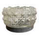 Small vintage molded glass ceiling light 15 cm