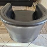 Set of 2 leather armchairs