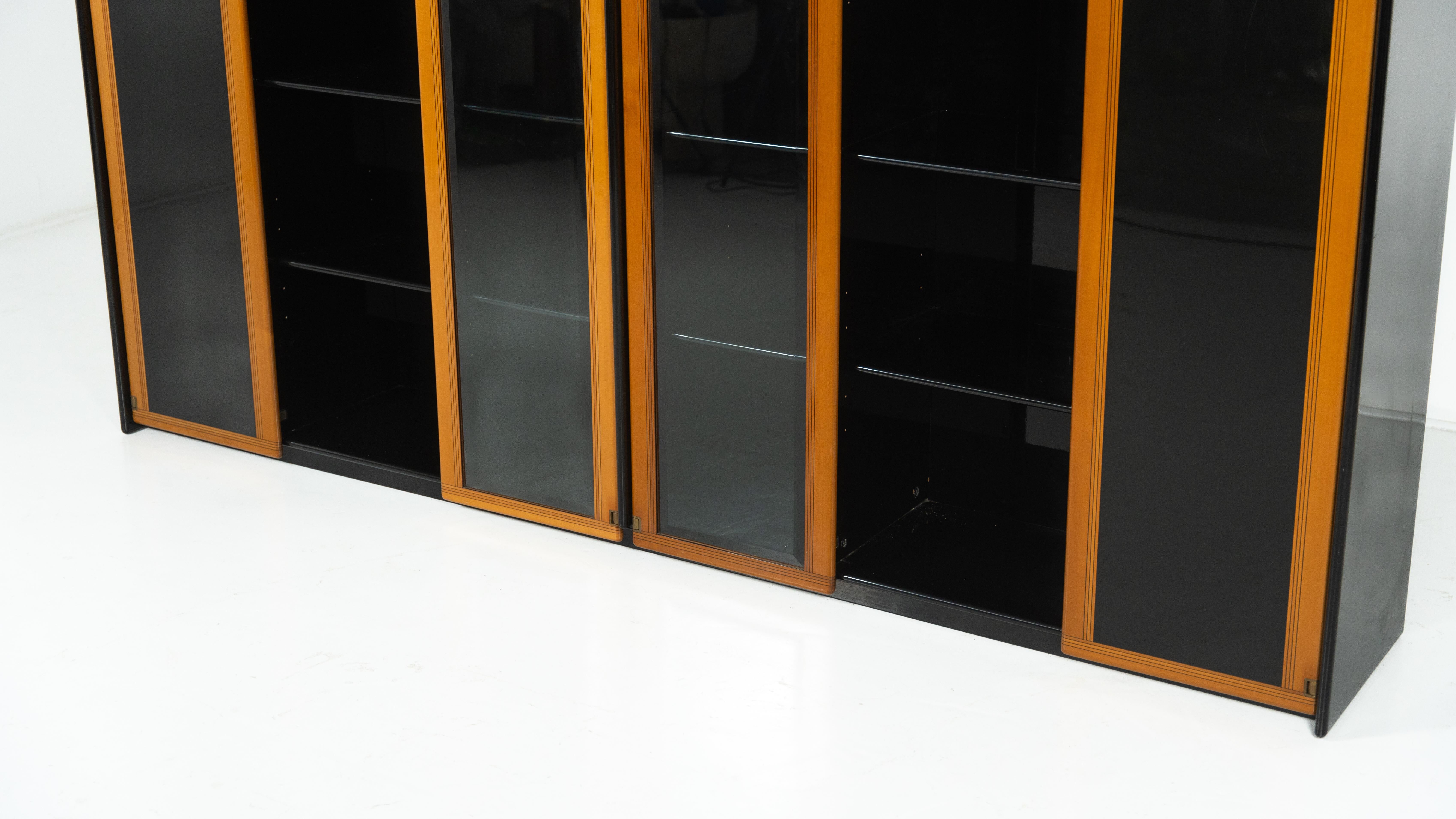 Library/Display Cabinet Artona modern mid-century by Afra and Tobia Scarpa, Maxalto