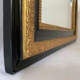 Mirror Napoleon III - black and gold - 104x78cm