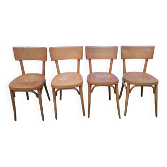 Chaises(4) bistrot Baumann