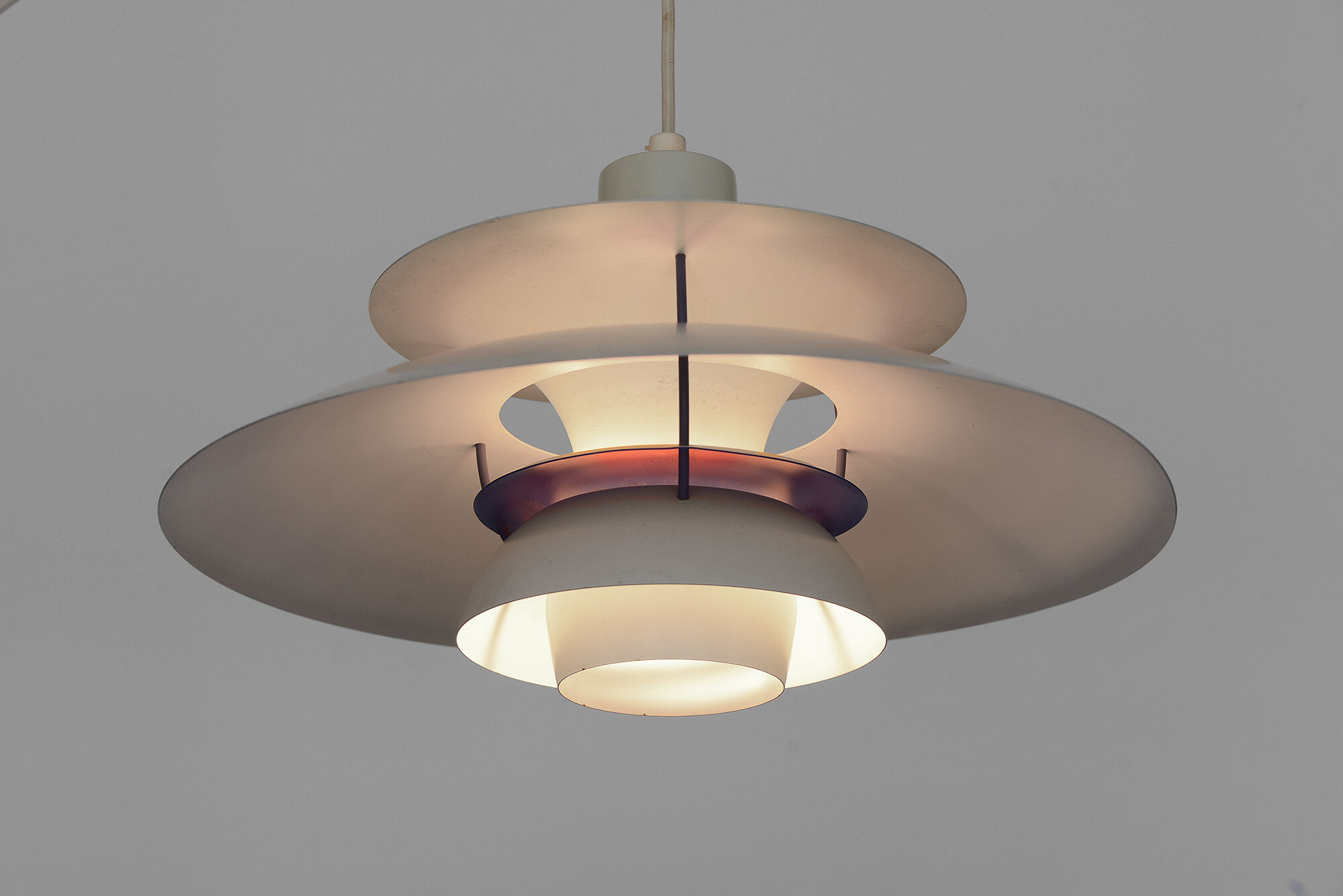 Pendant light PH 5 by Poul Henningsen for Louis Poulsen. Denmark 1980s