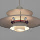Pendant light PH 5 by Poul Henningsen for Louis Poulsen. Denmark 1980s