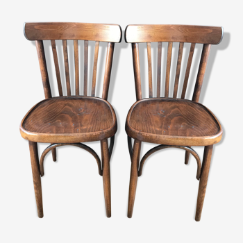 Paire de chaises bistrot