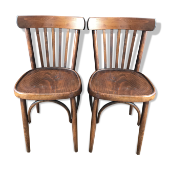 Pair of bistro chairs