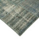 Handmade anatolian vintage 174 cm x 242 cm blue patchwork carpet