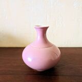 Pink ceramic ball vase