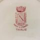 Set of 6 Saint Amand soup plates, Thalie model.