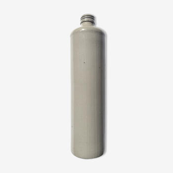 Grey bottle in glazed stoneware
