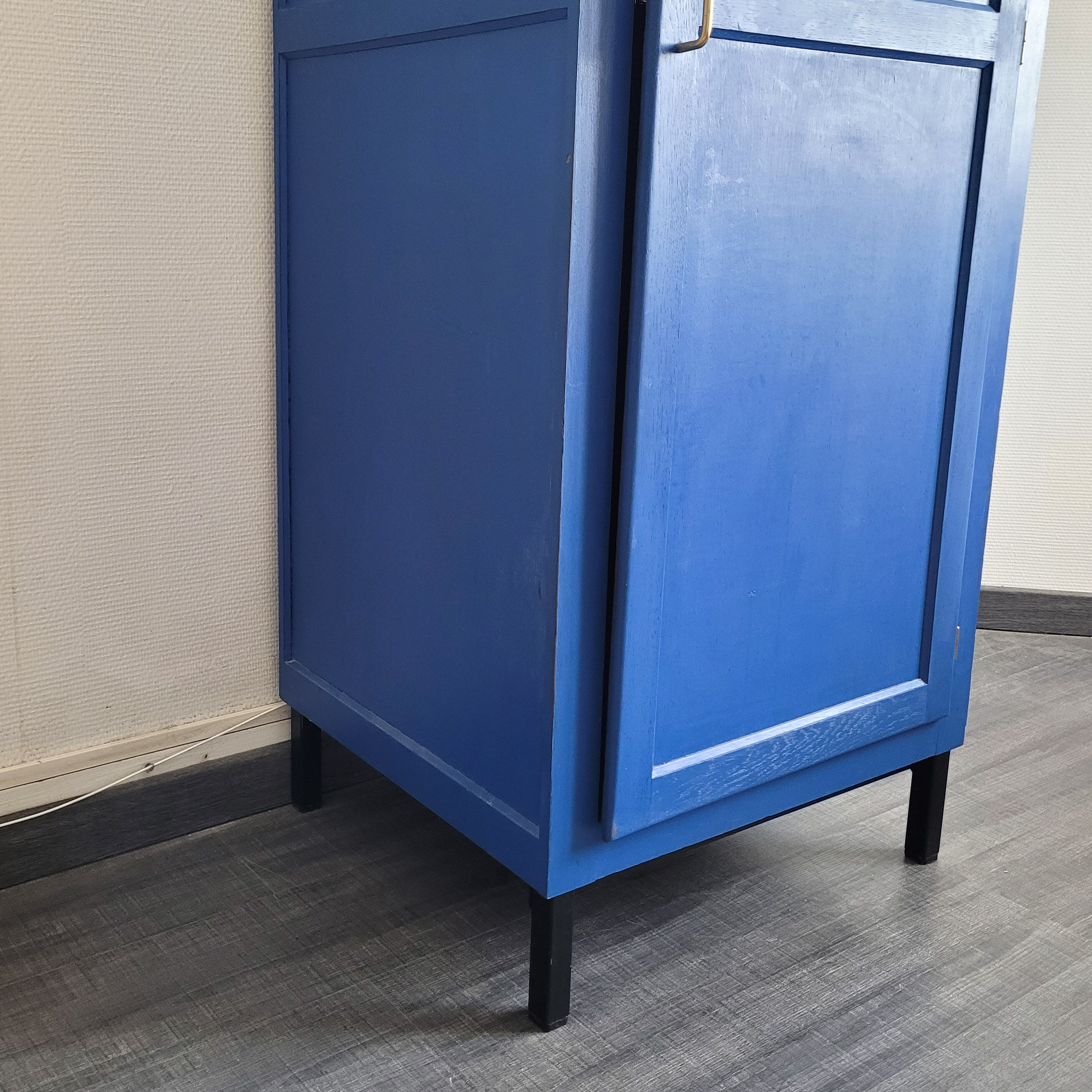 Vintage blue boarding wardrobe