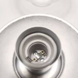 Pair of Vintage Glass and Metal Table Lamps "Vieste" by GPA Monti for Candle