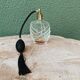 Set of 5 old glass perfume sprays