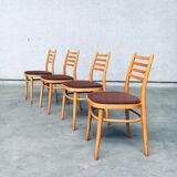 Mid-Century Modern Dining Chairs from Ton, Czechoslovakia, 1968, Set of 4