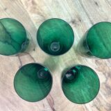 Vintage liquor and lemonade glasses, mid century modern from 1960s for apartment decoration / tablew